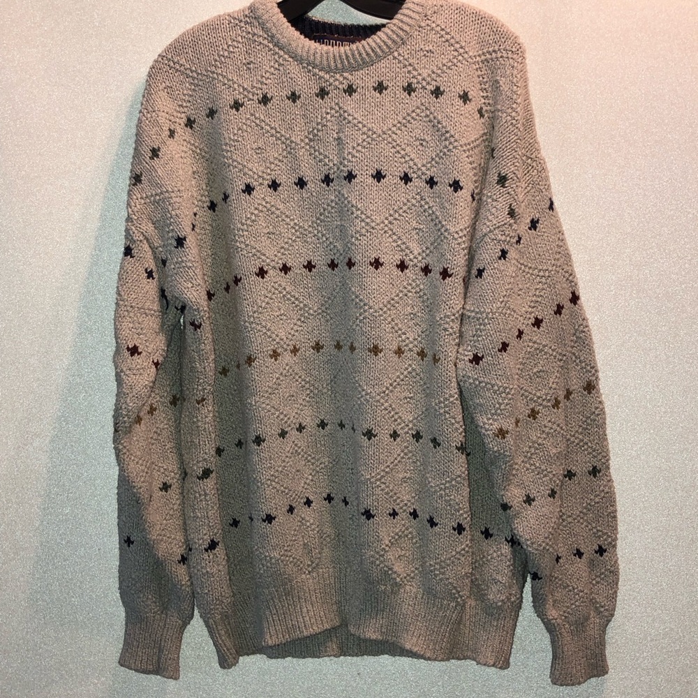 Vintage Liberty 100% cotton men’s size xl gray sweater made in USA